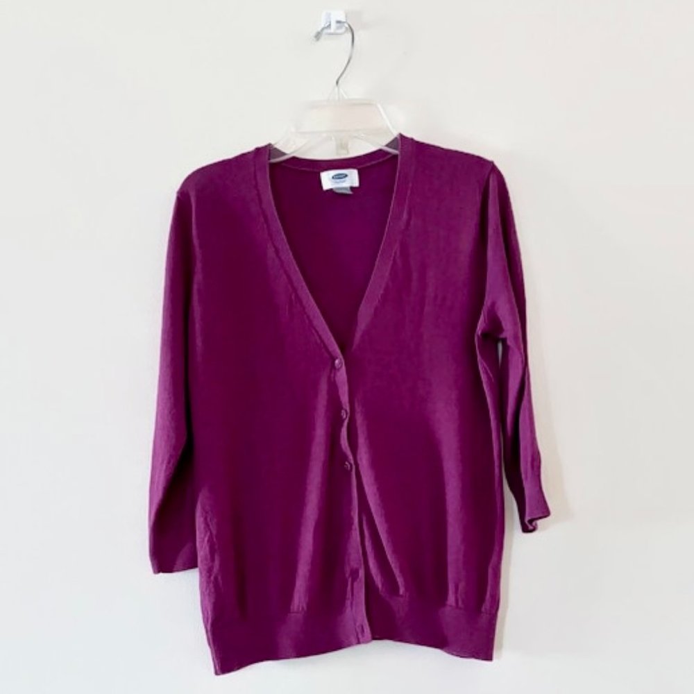 V neck cardigan, Soft buttoned cardigan ✿